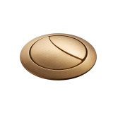 Product cut out image of the Tavistock Brushed Brass Dual Flush Button